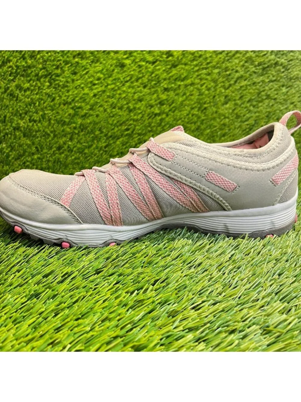 Skechers Seager Hiker Womens Size 9 Taupe Pink Athletic Running Shoes Sneakers